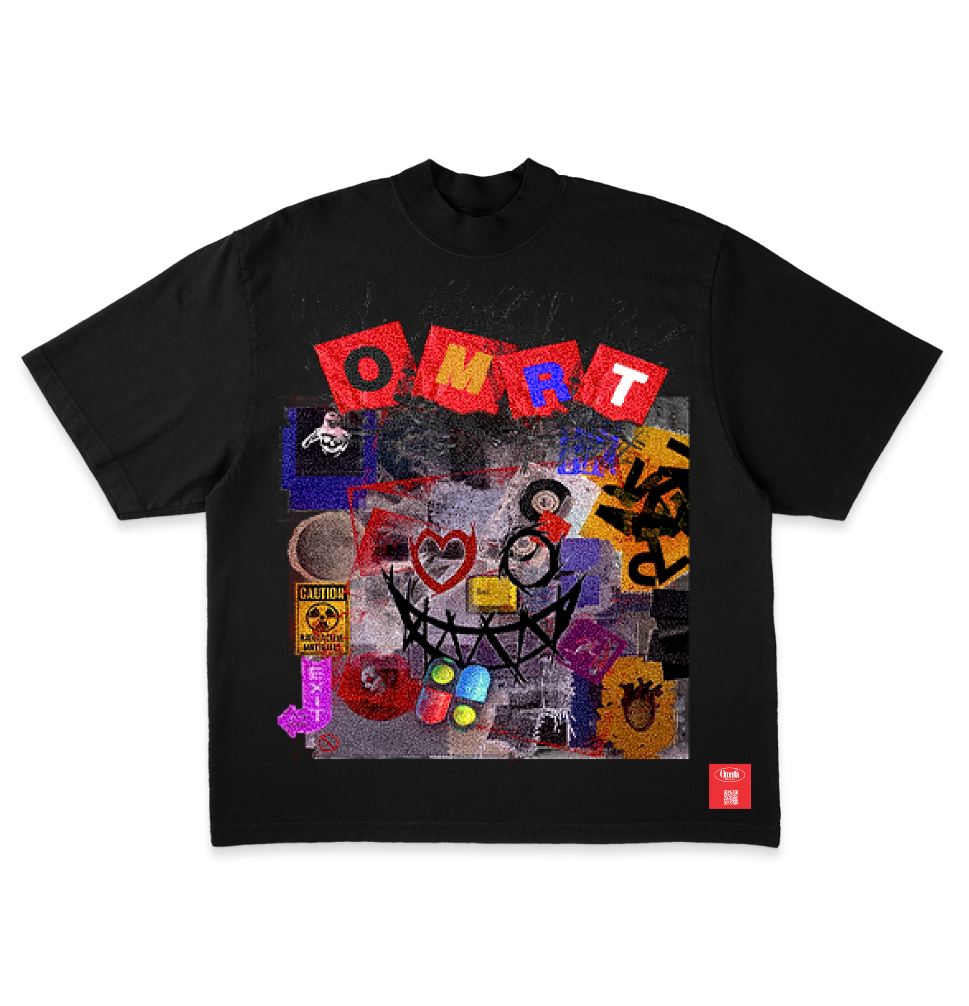 Oversized Omertà - No Feelings III Tshirt